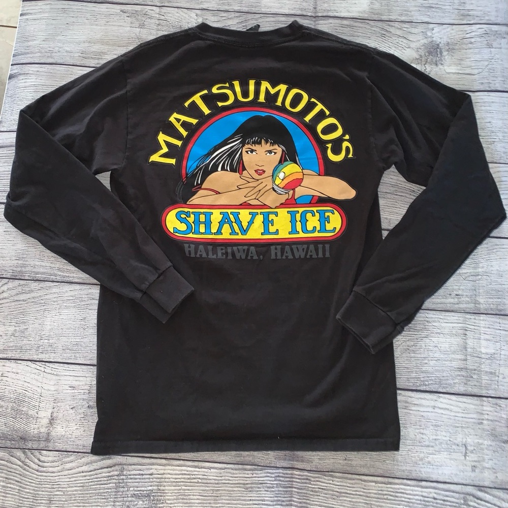 🔥Matsumoto’s shave ice Haleiwa, Hawaii long sleeve shirt size small